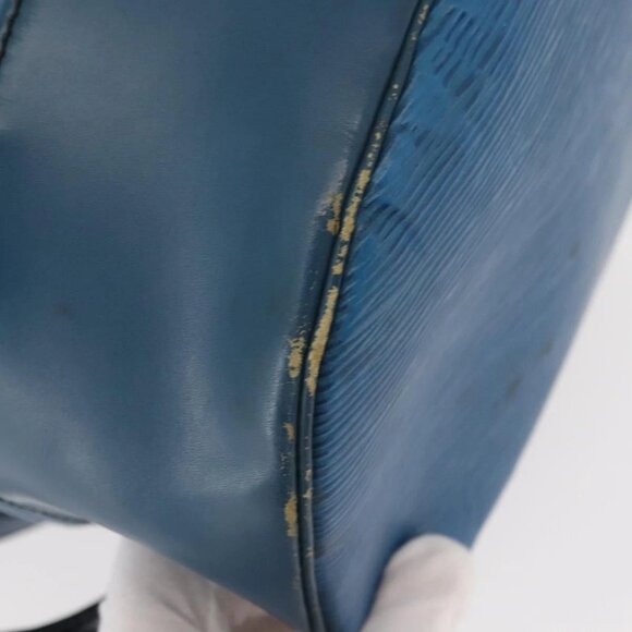 LOUIS VUITTON Epi Randonnee GM Shoulder Bag Blue M43085 LV Auth 148058 - Picture 4 of 16